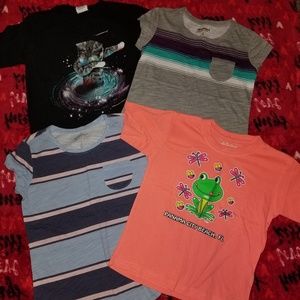 Girls short sleeve shirts. Bundle of 3